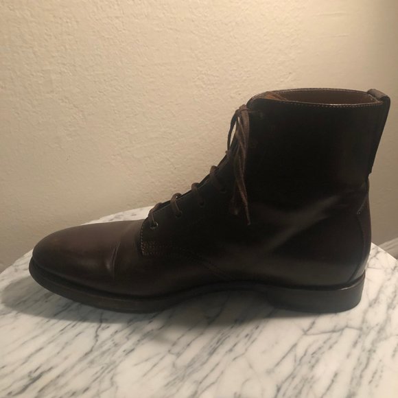 Barbanera Kerouac boots, Brown leather, US size 9 - Picture 4 of 8